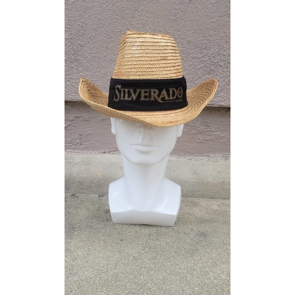Vtg 1985 Silverado Movie Promo Straw Cowboy Hat - Picture 2 of 10